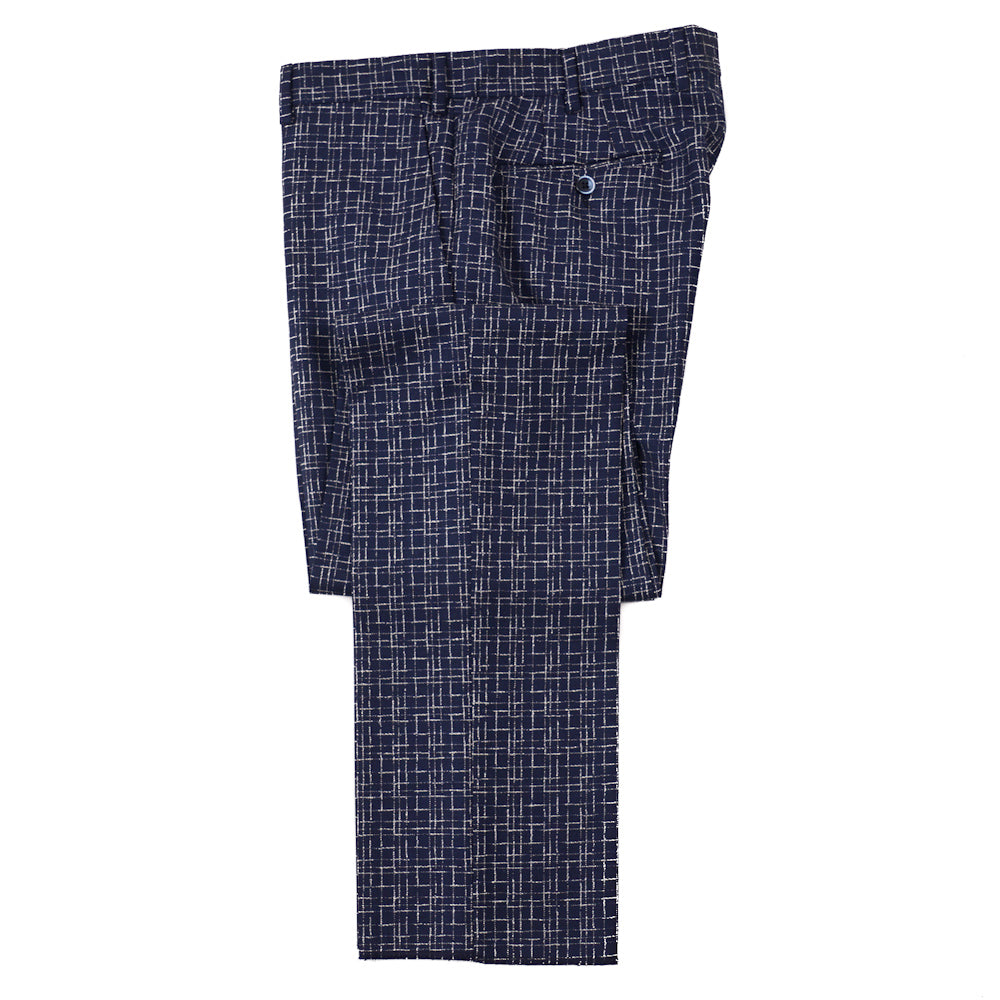 Roda Woven Check Wool and Silk Suit - Top Shelf Apparel