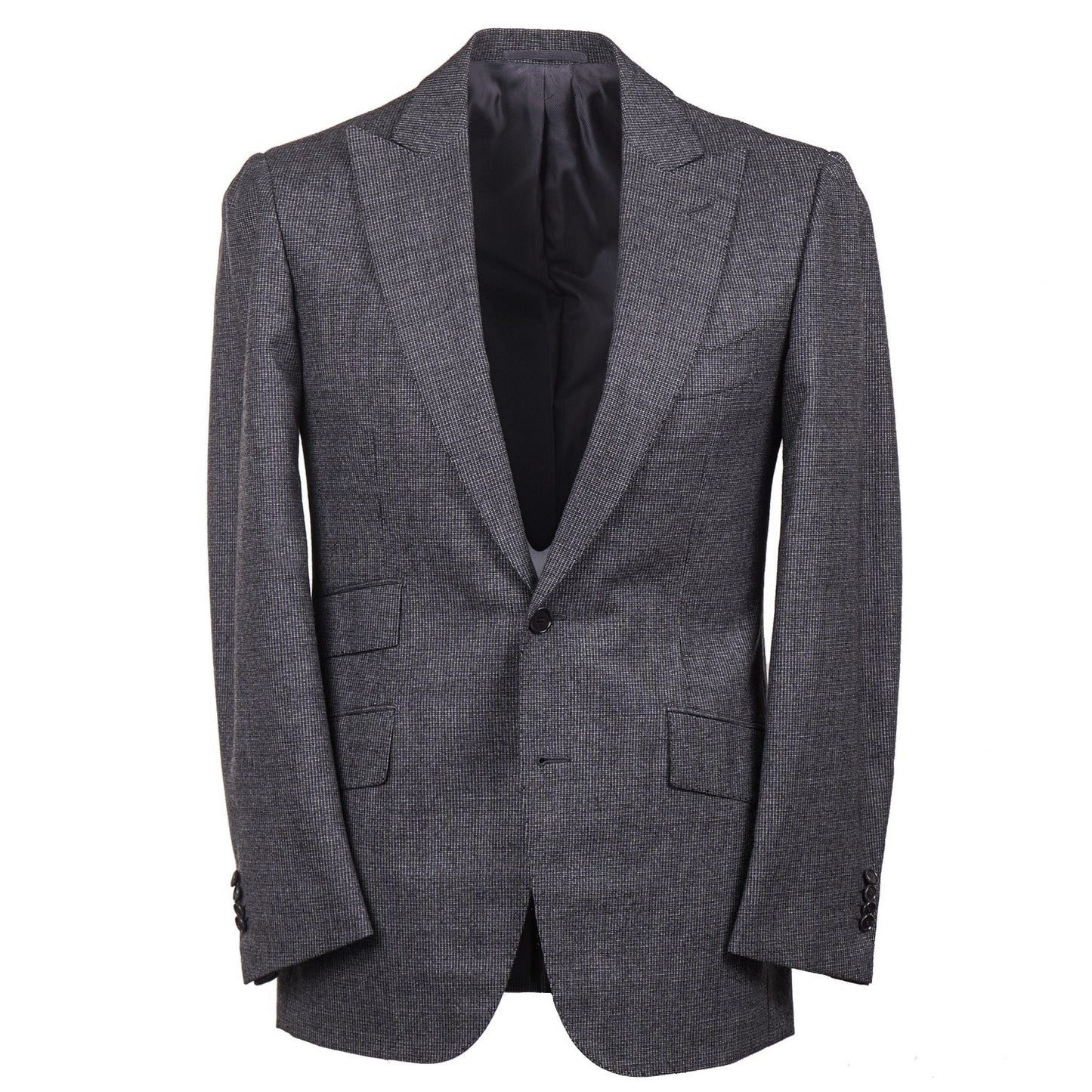 Cesare Attolini Slim-Fit Wool Suit with Peak Lapels - Top Shelf Apparel