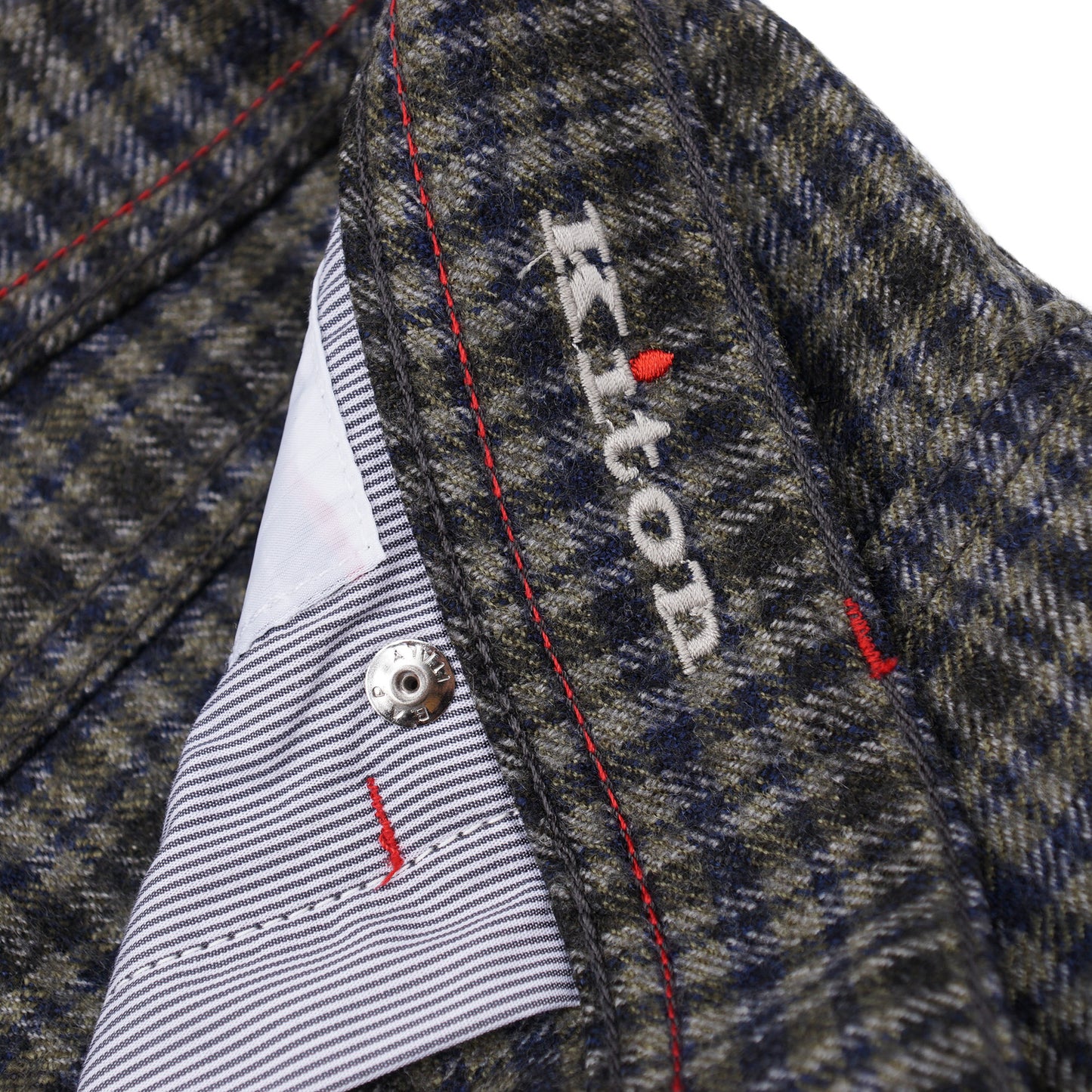 Kiton Slim Fit Five-Pocket Flannel Wool Pants - Top Shelf Apparel