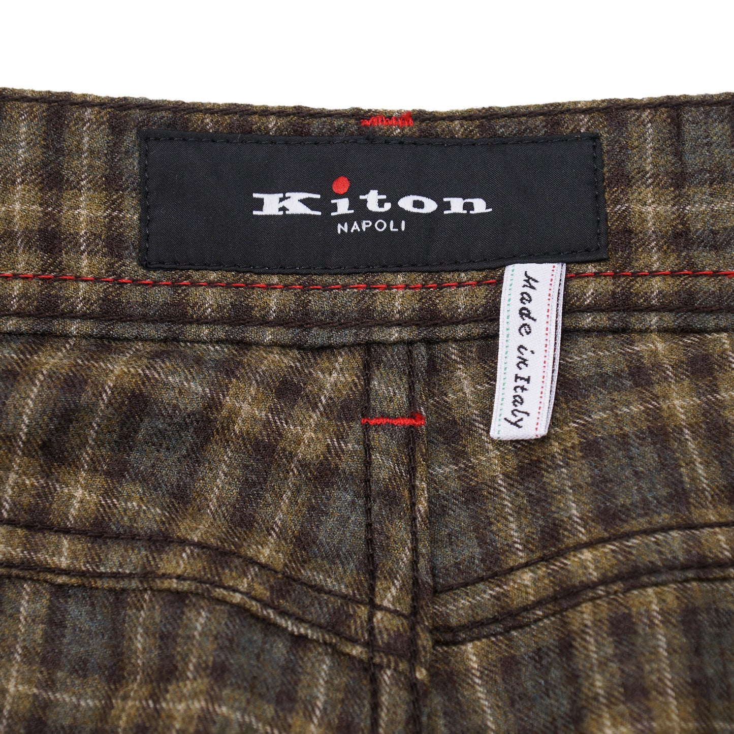 Kiton Slim Fit Five-Pocket Flannel Wool Pants - Top Shelf Apparel