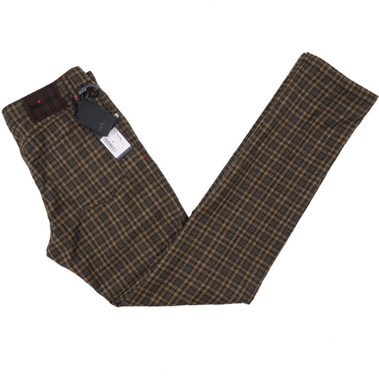 Kiton Slim Fit Five-Pocket Flannel Wool Pants - Top Shelf Apparel