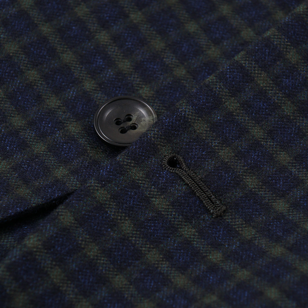 Kiton Blue Check Cashmere Sport Coat - Top Shelf Apparel