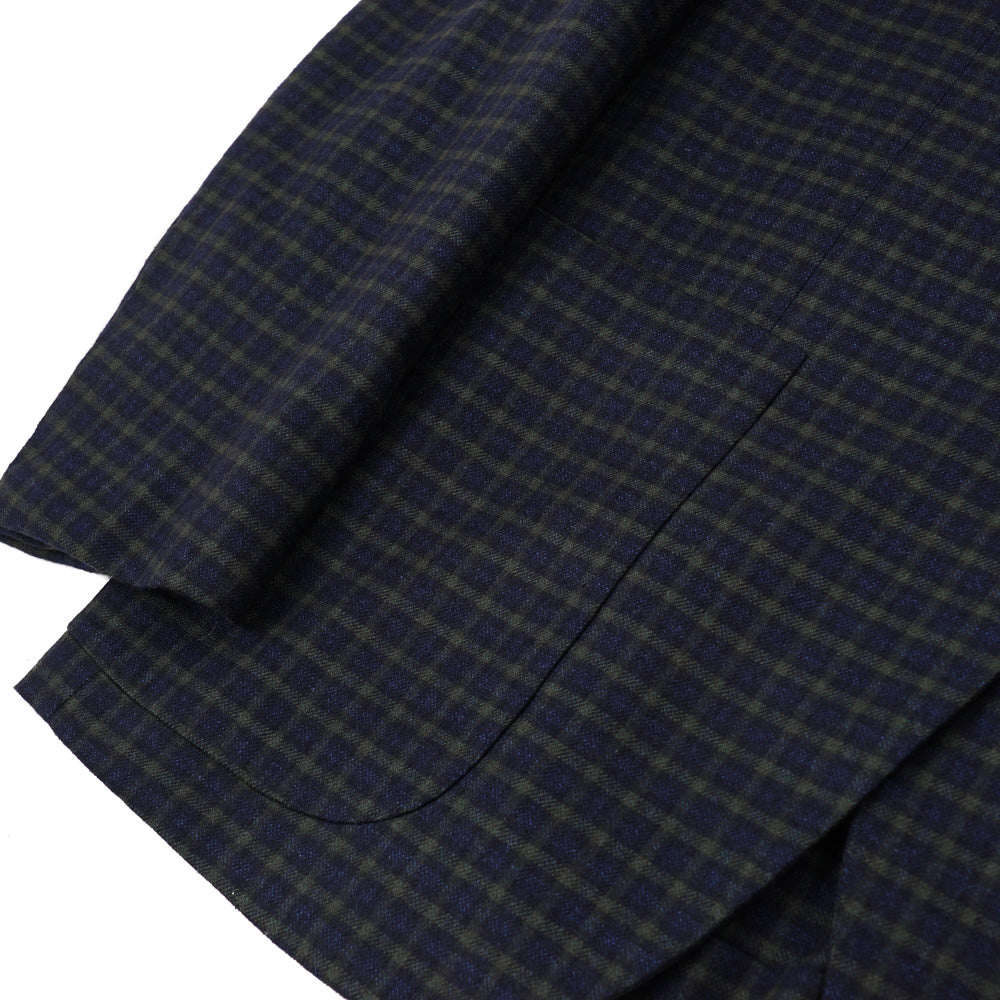 Kiton Blue Check Cashmere Sport Coat - Top Shelf Apparel