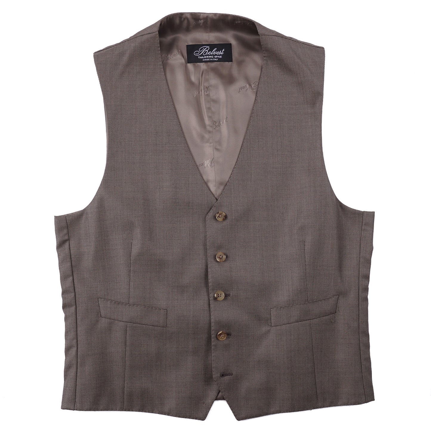 Belvest Three-Piece Super 160s Wool Suit - Top Shelf Apparel
