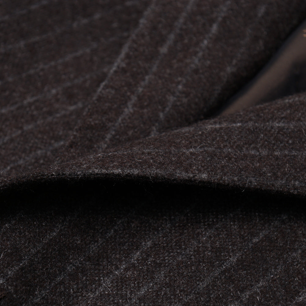 Kiton Chalk Stripe Cashmere Suit - Top Shelf Apparel