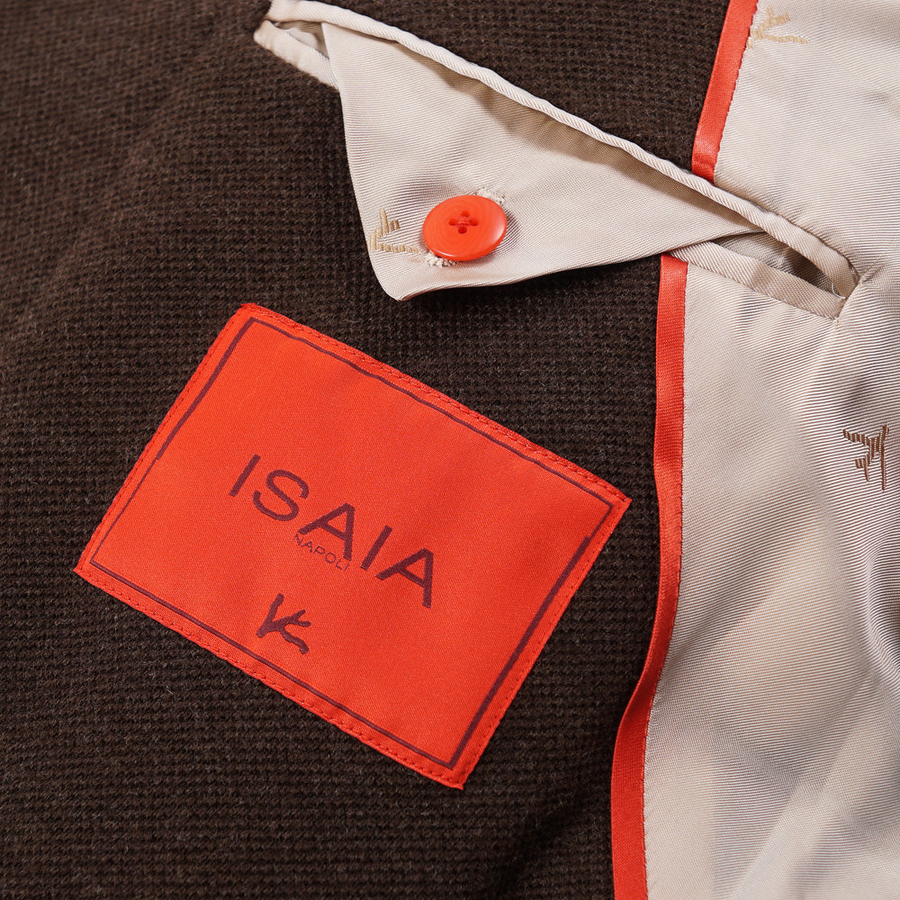 Isaia Pique-Woven Wool Sport Coat - Top Shelf Apparel