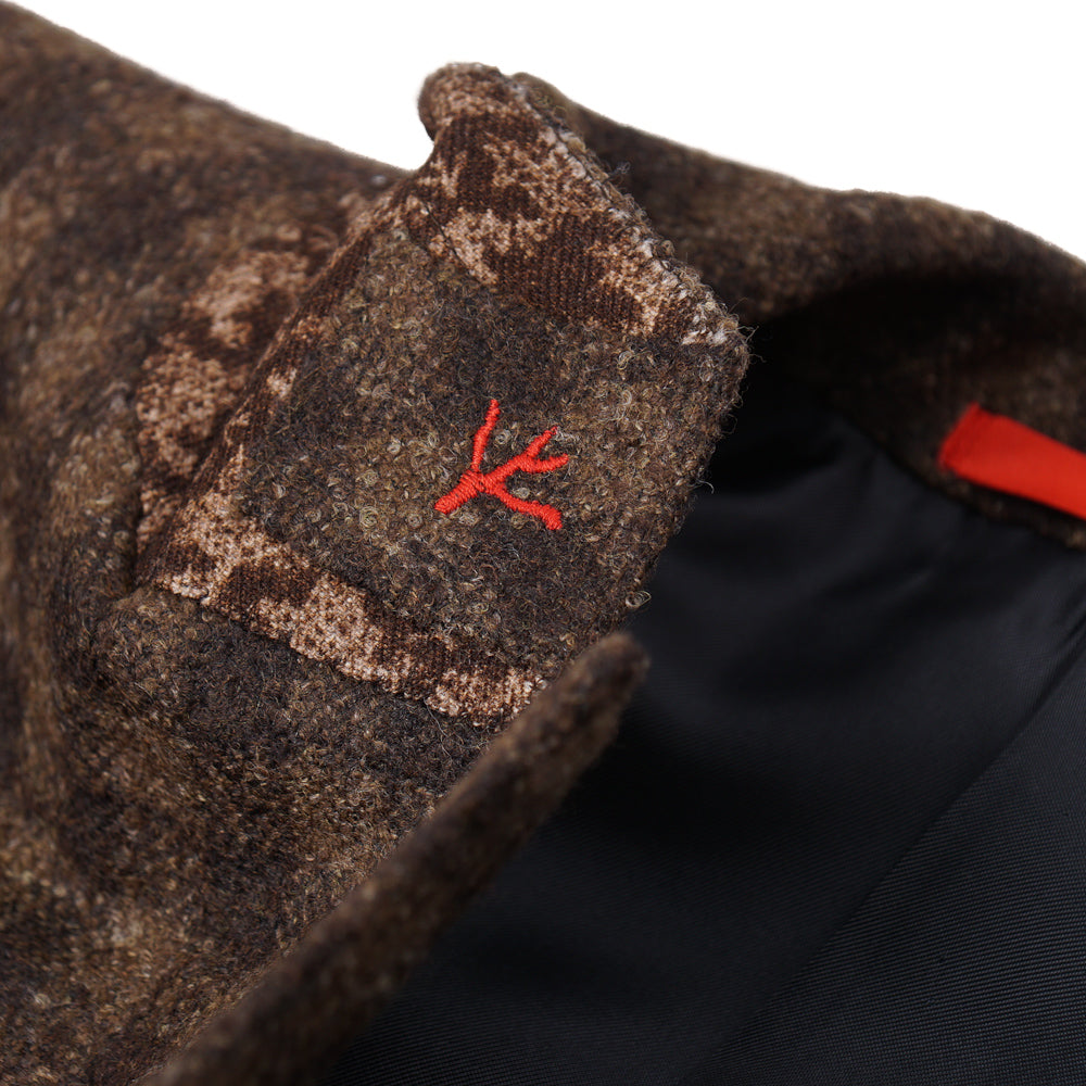 Isaia Tonal Check Boucle Wool Sport Coat - Top Shelf Apparel