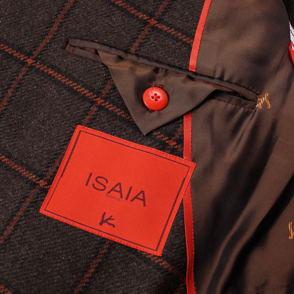 Isaia Windowpane Check Cashmere Sport Coat Top Shelf Apparel