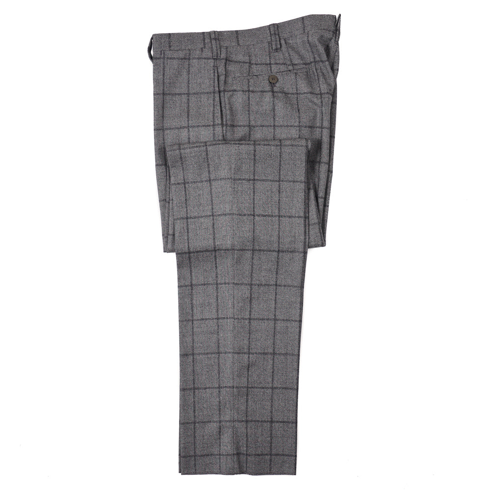 Cesare Attolini Gray Check Wool-Cashmere Suit - Top Shelf Apparel