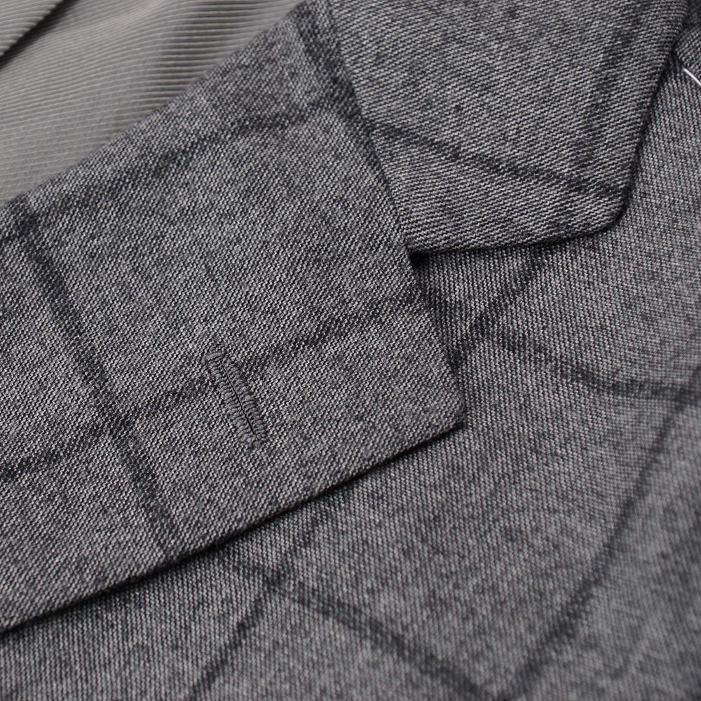 Cesare Attolini Gray Check Wool-Cashmere Suit - Top Shelf Apparel