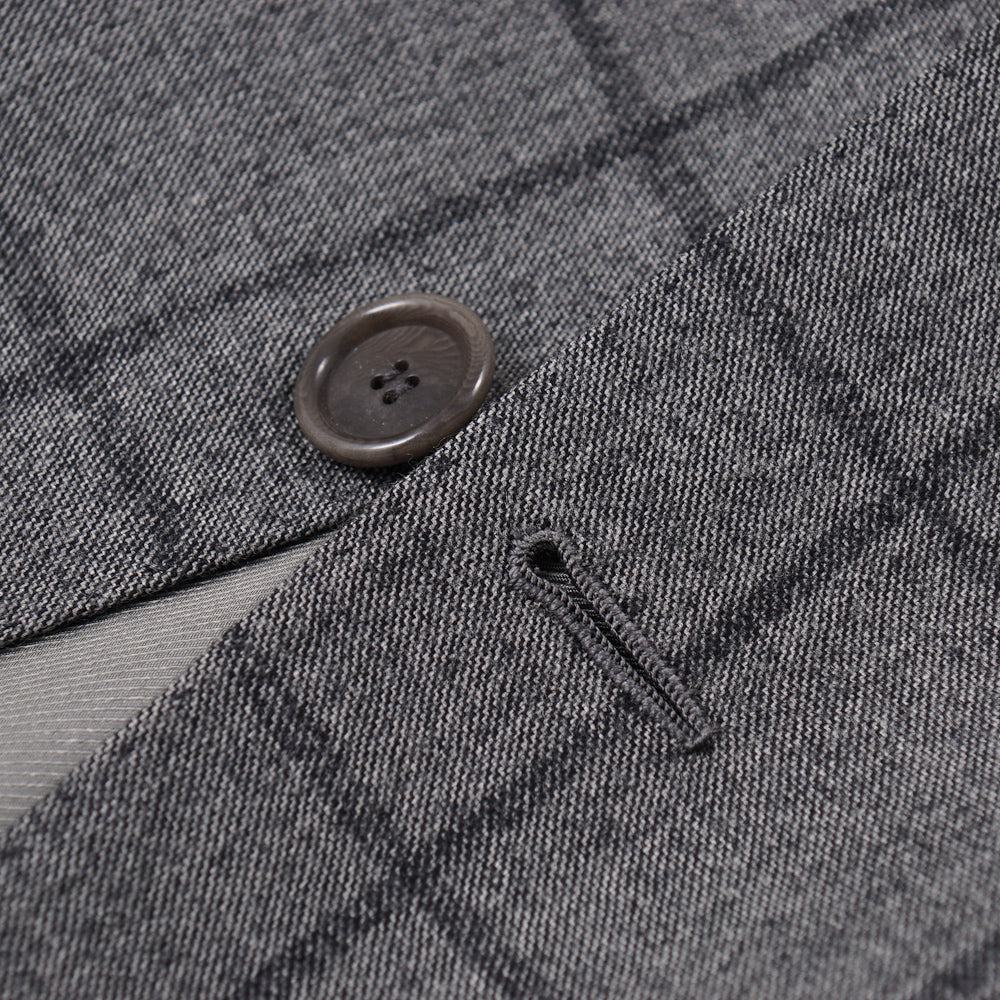 Cesare Attolini Gray Check Wool-Cashmere Suit - Top Shelf Apparel