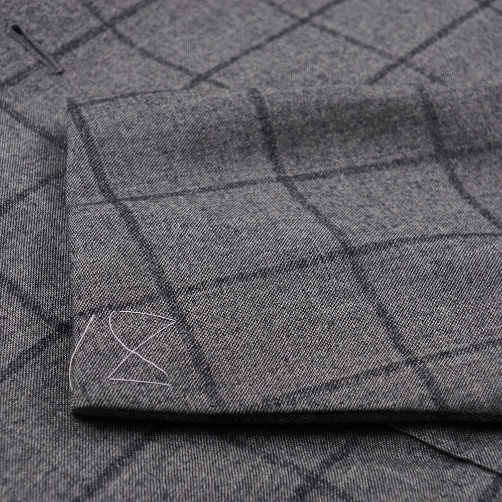 Cesare Attolini Gray Check Wool-Cashmere Suit - Top Shelf Apparel