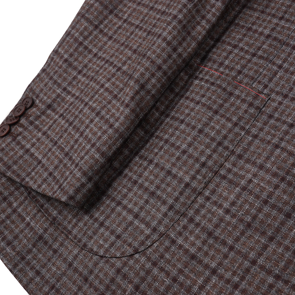 Isaia Layered Check Soft Wool Sport Coat - Top Shelf Apparel