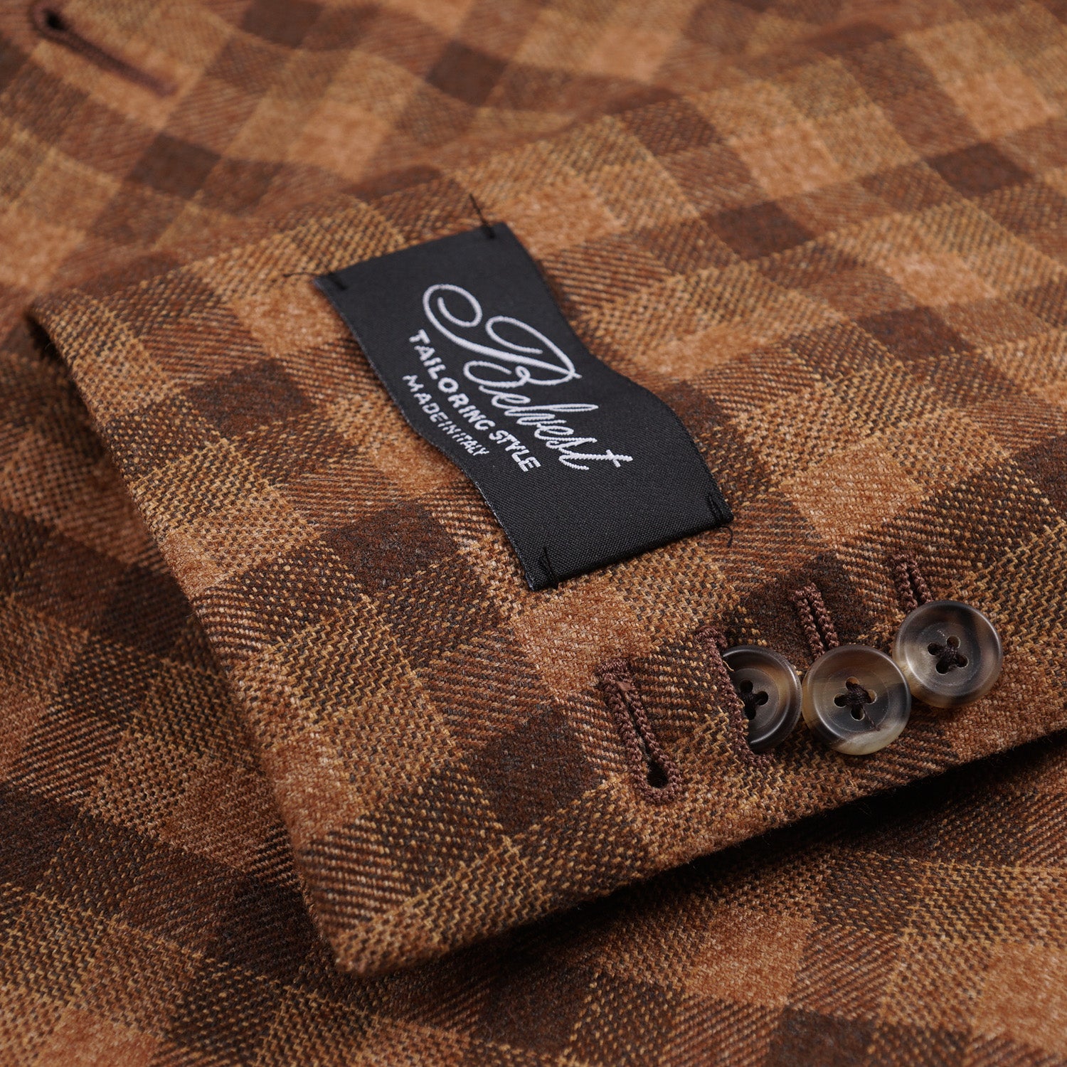 Belvest Tonal Check Wool-Silk-Cashmere Sport Coat - Top Shelf Apparel