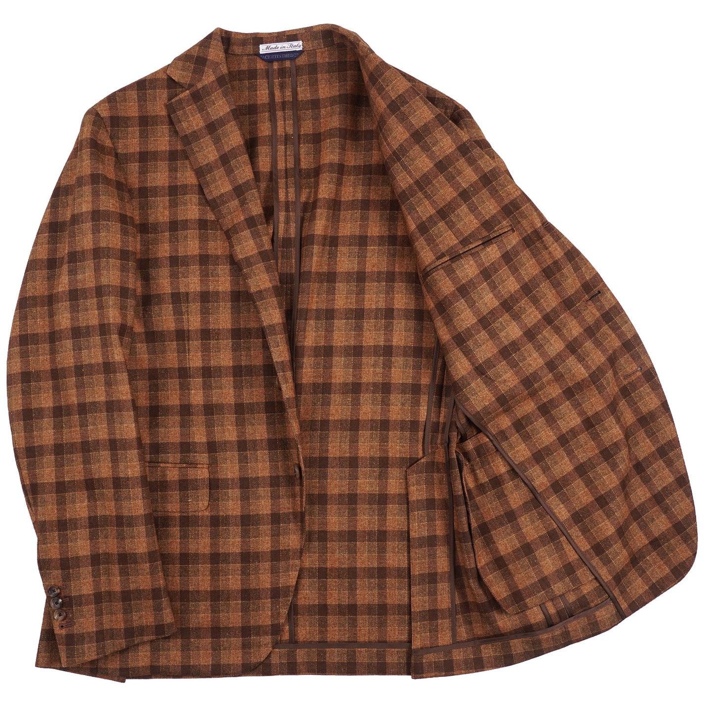 Belvest Tonal Check Wool-Silk-Cashmere Sport Coat - Top Shelf Apparel