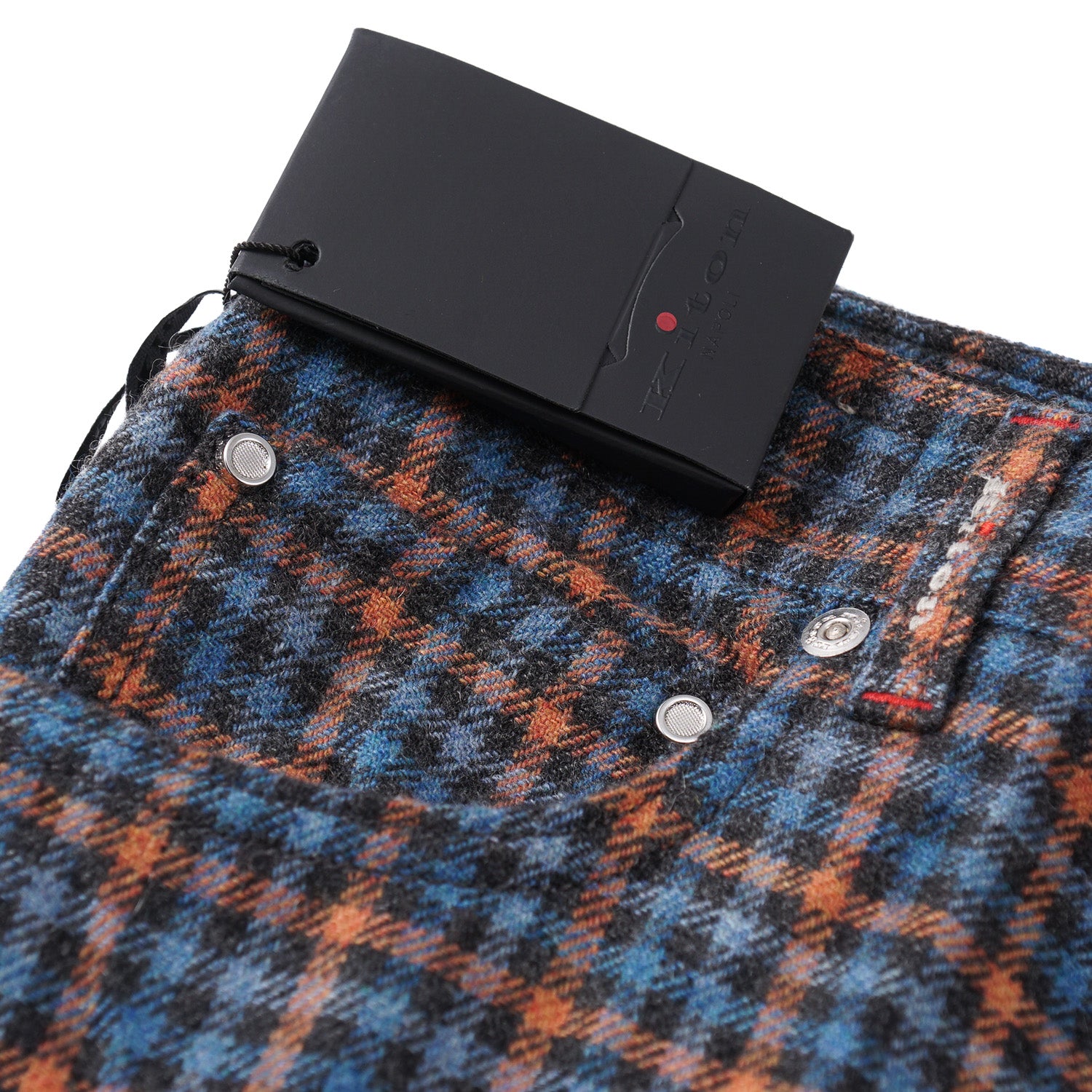 Kiton Slim Fit Five-Pocket Flannel Wool Pants – Top Shelf