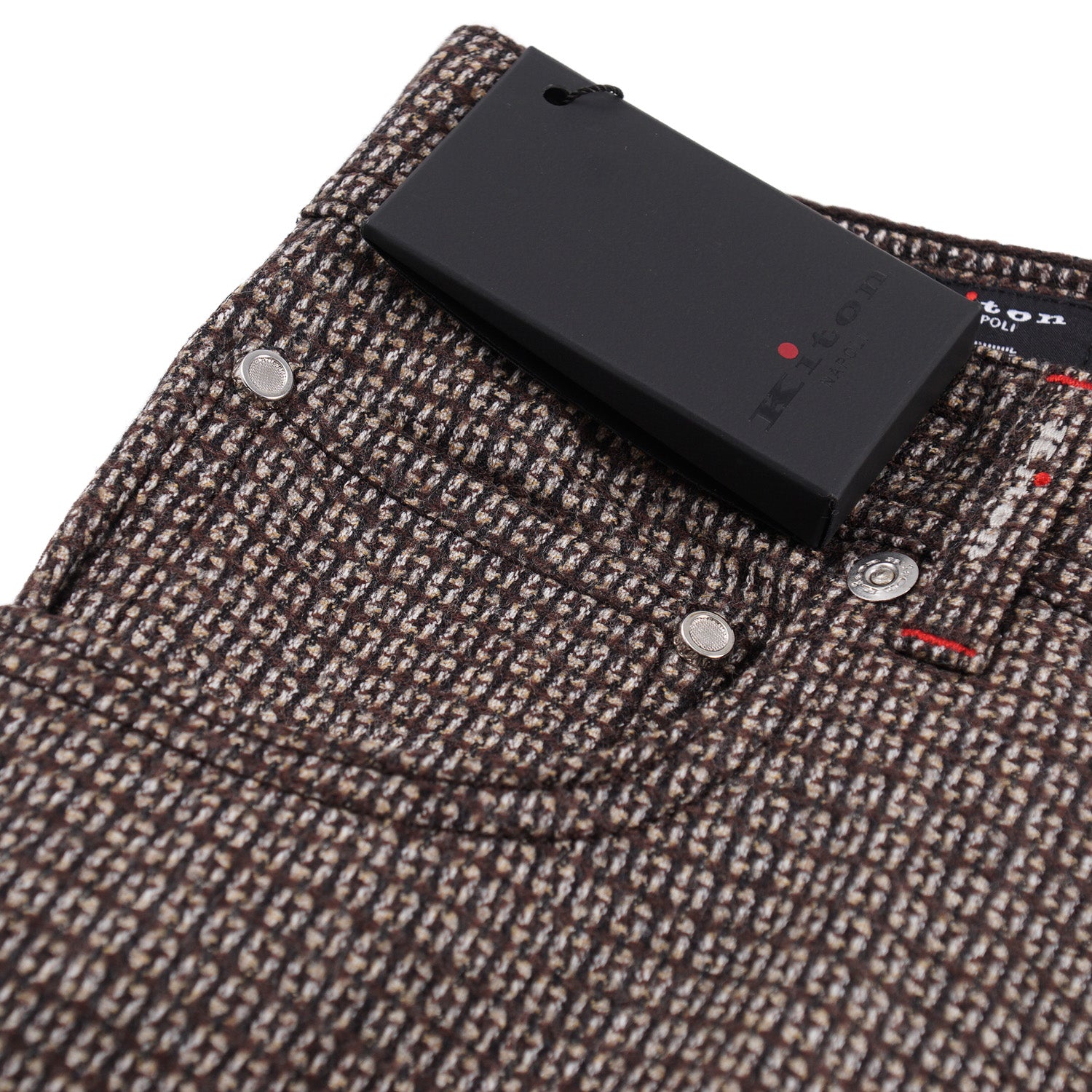Kiton Slim Fit Five-Pocket Soft Flannel Wool Pants - Top Shelf Apparel