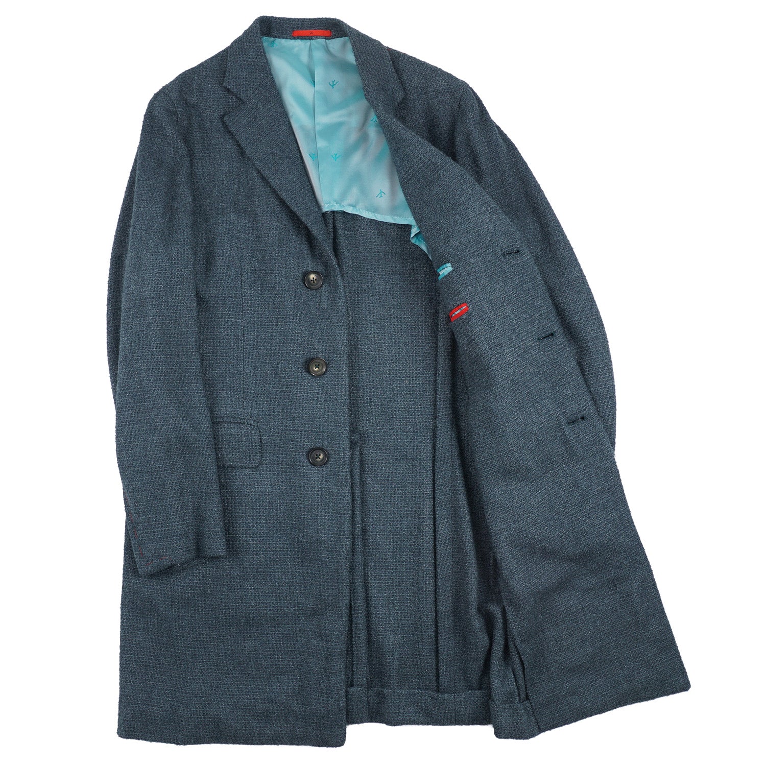 Isaia Slim-Fit Wool Silk and Cashmere Overcoat - Top Shelf Apparel