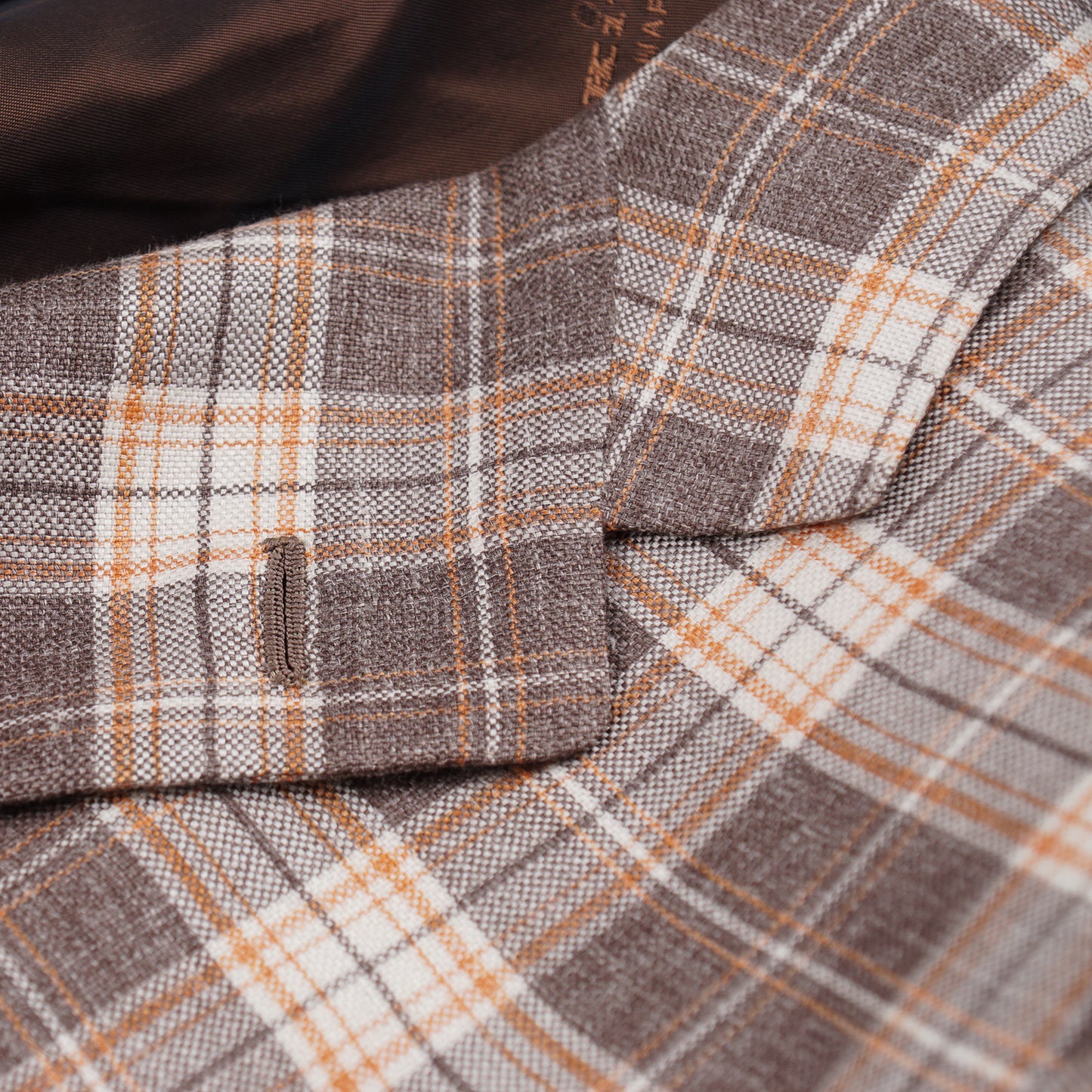 Kiton Layered Check Cashmere-Linen-Silk Sport Coat - Top Shelf Apparel