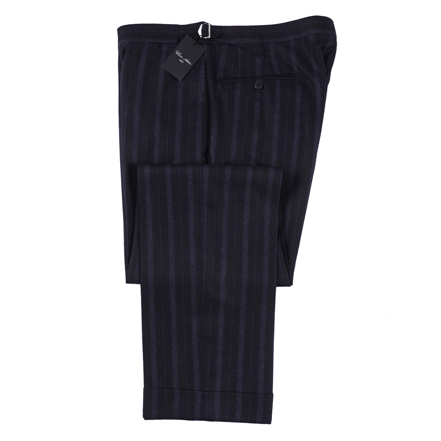 Cesare Attolini Chalk Stripe Soft Flannel Wool Suit - Top Shelf Apparel