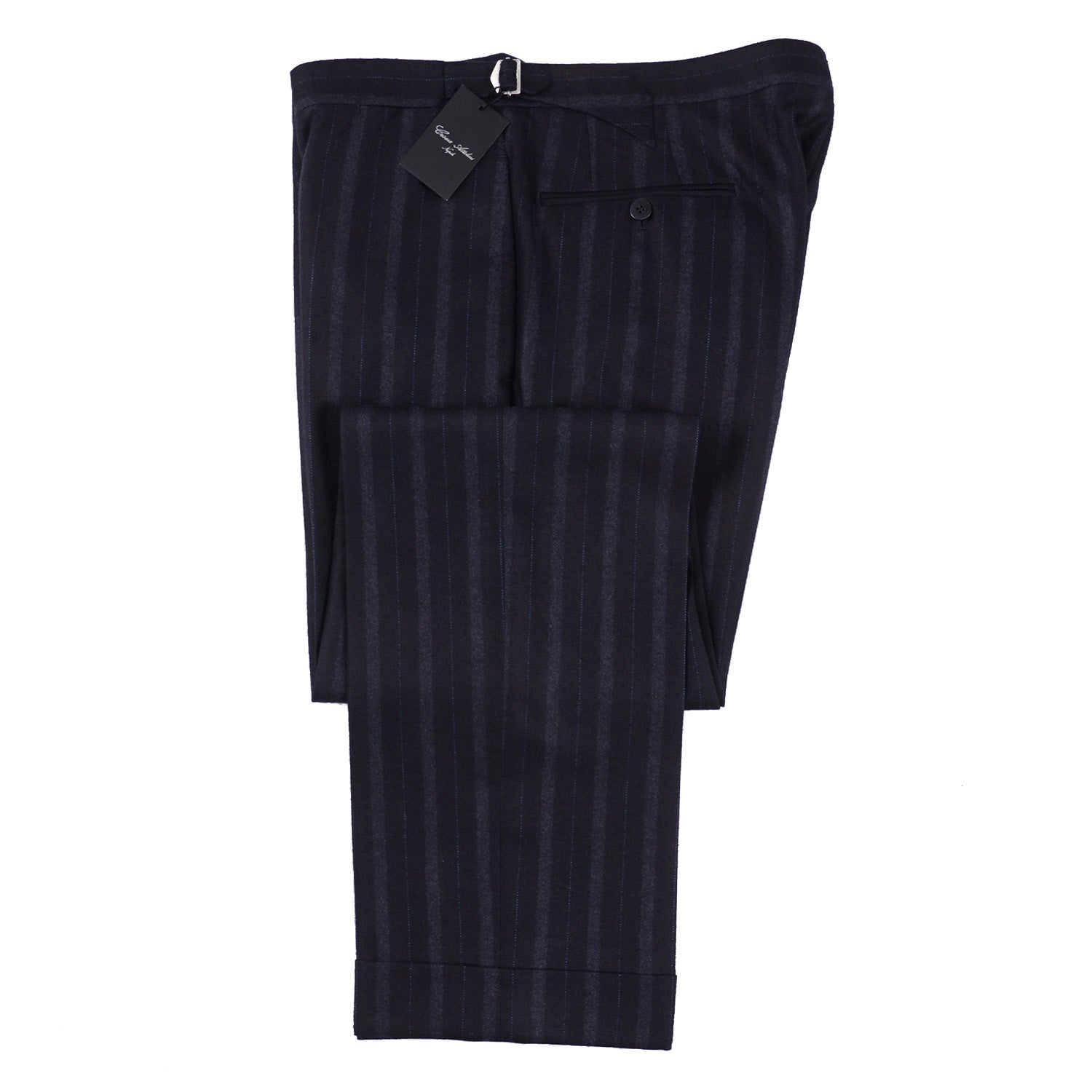 Cesare Attolini Chalk Stripe Soft Flannel Wool Suit - Top Shelf Apparel