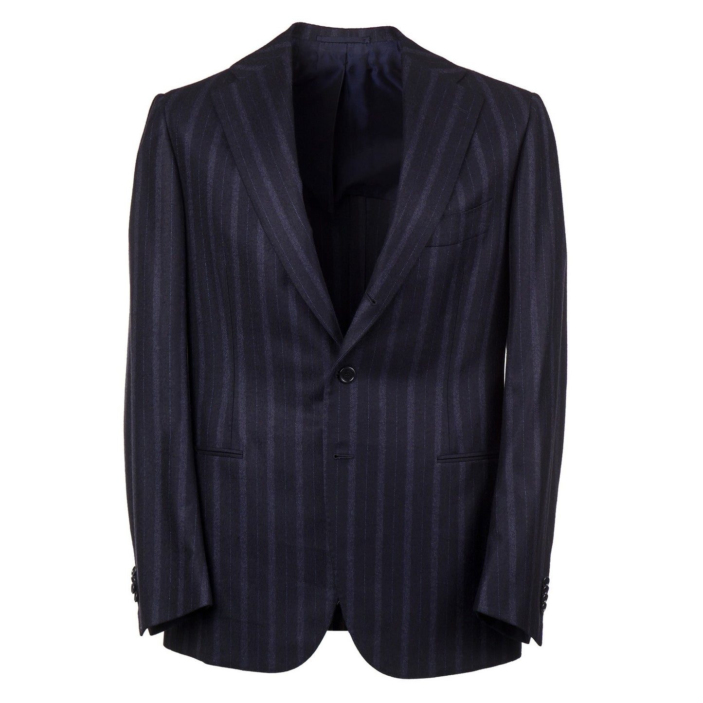 Cesare Attolini Chalk Stripe Soft Flannel Wool Suit - Top Shelf Apparel