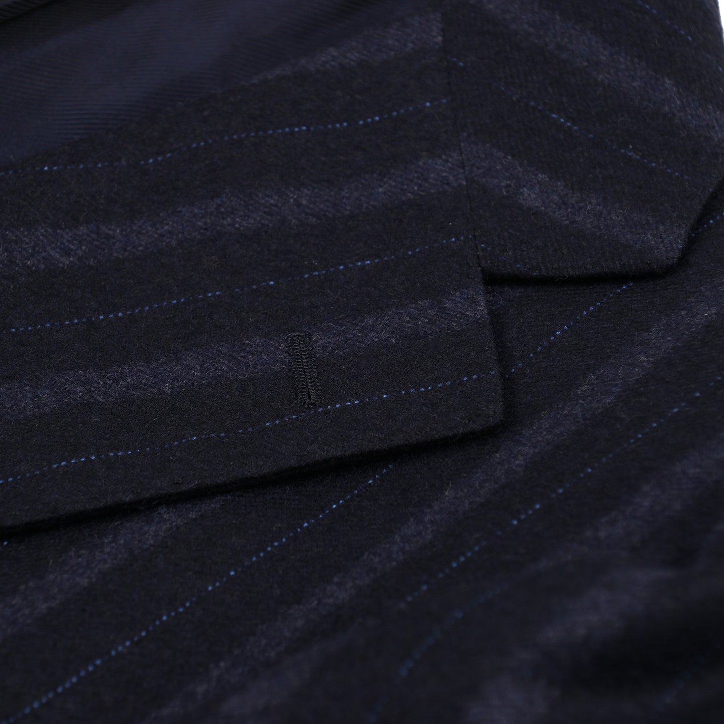 Cesare Attolini Chalk Stripe Soft Flannel Wool Suit - Top Shelf Apparel
