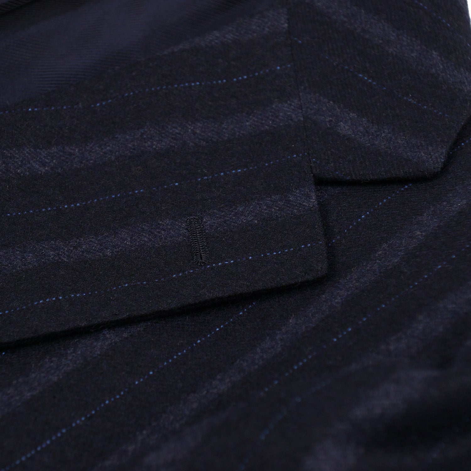 Cesare Attolini Chalk Stripe Soft Flannel Wool Suit - Top Shelf Apparel