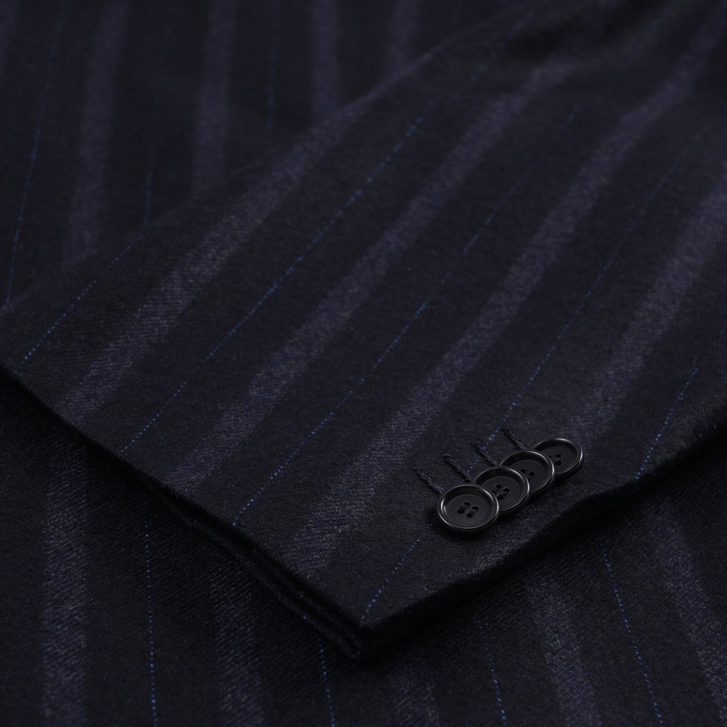 Cesare Attolini Chalk Stripe Soft Flannel Wool Suit - Top Shelf Apparel