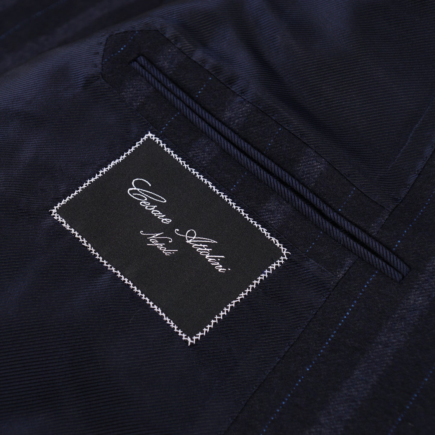 Cesare Attolini Chalk Stripe Soft Flannel Wool Suit - Top Shelf Apparel