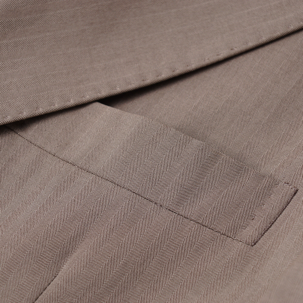 Brunello Cucinelli Herringbone Cotton Suit - Top Shelf Apparel