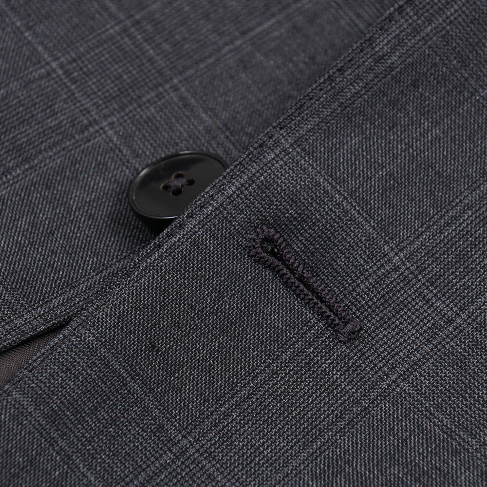 Eidos Gray Subtle Check Wool Suit - Top Shelf Apparel