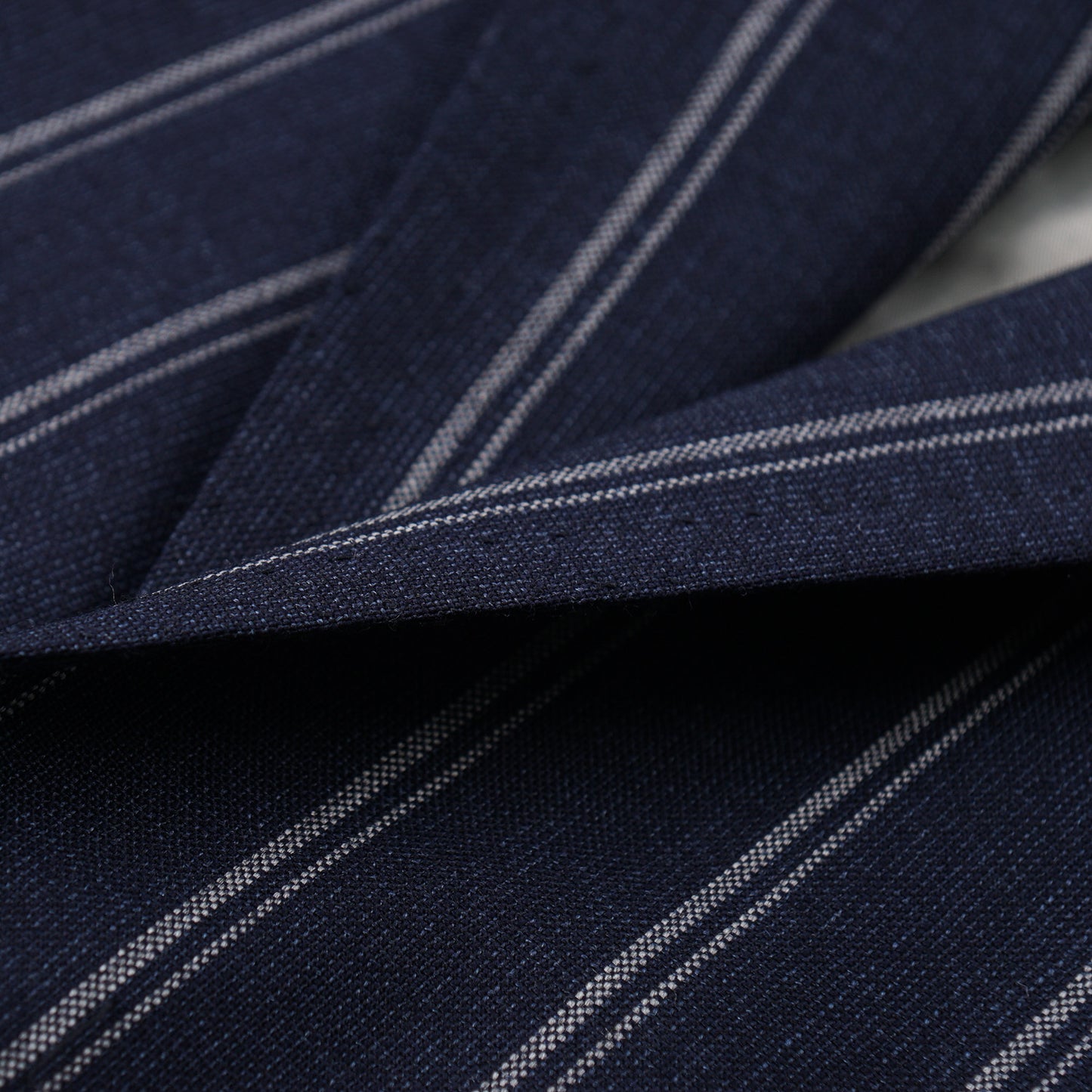 Orazio Luciano Navy Stripe Crisp Wool Suit - Top Shelf Apparel