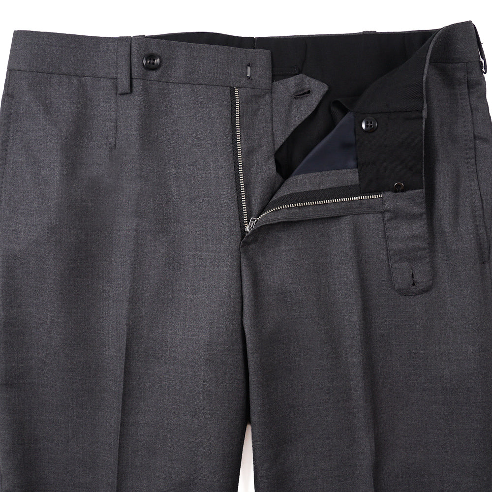 Oxxford Gray Super 140s Wool Pants - Top Shelf Apparel