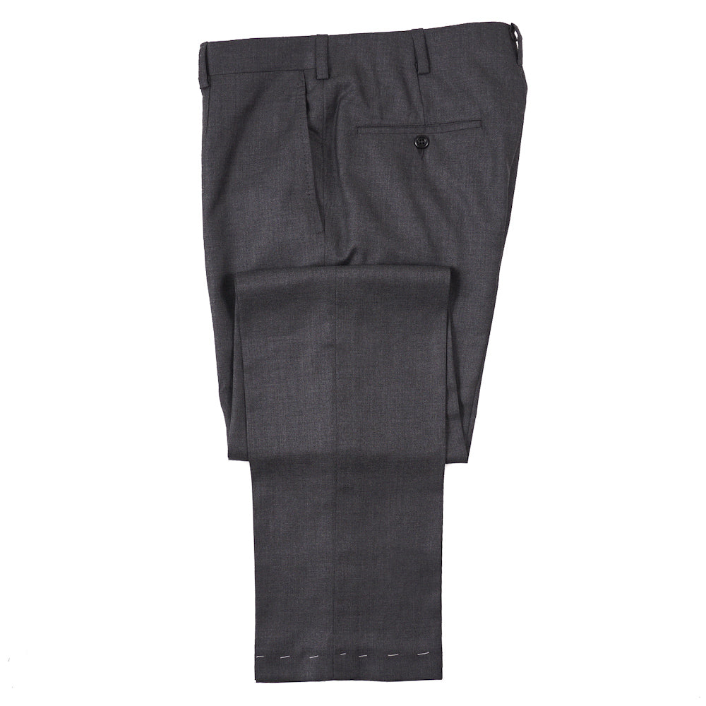 Oxxford Gray Super 140s Wool Pants - Top Shelf Apparel