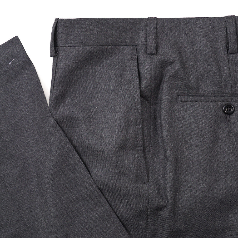 Oxxford Gray Super 140s Wool Pants - Top Shelf Apparel