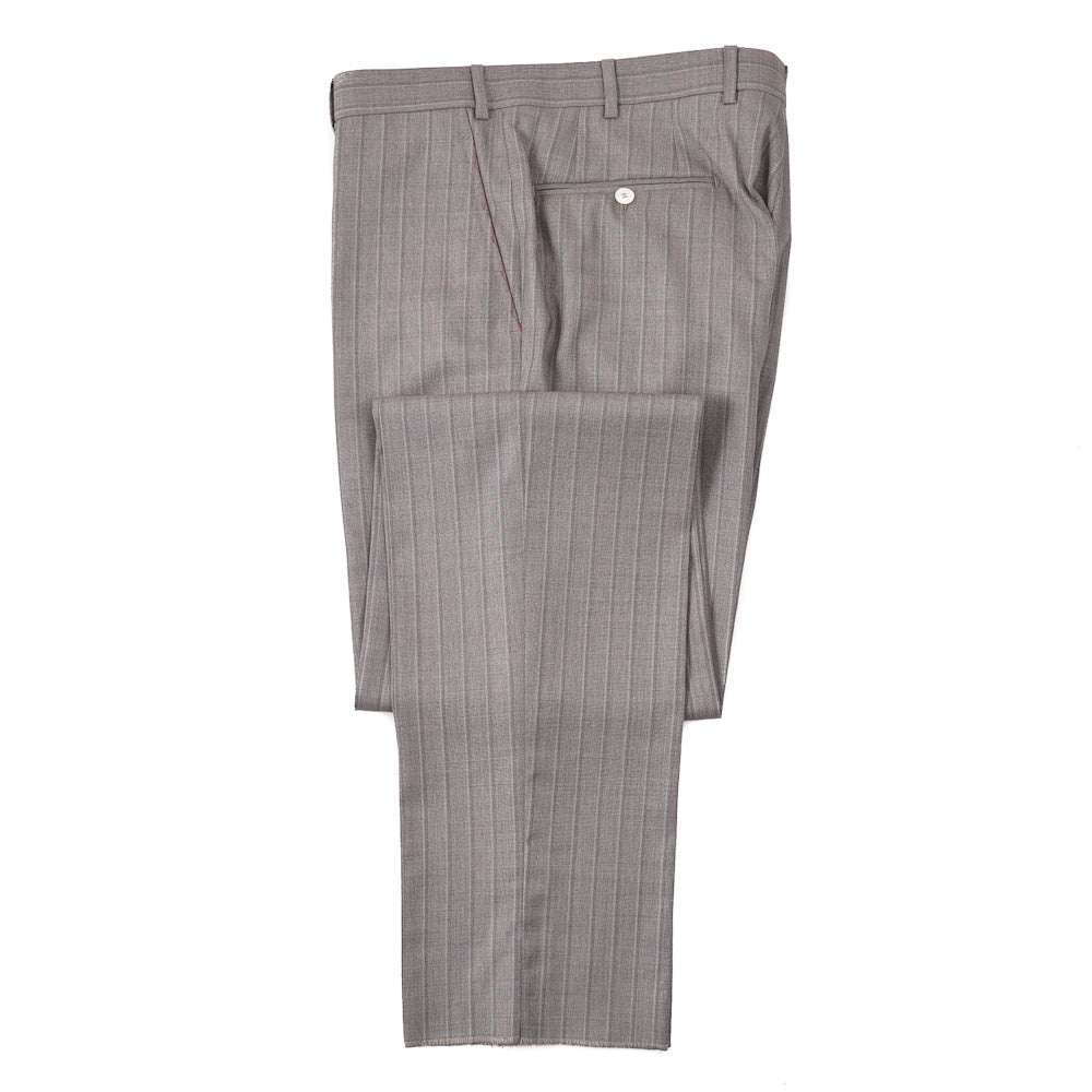 Isaia Dove Gray Stripe 140s Wool Suit - Top Shelf Apparel