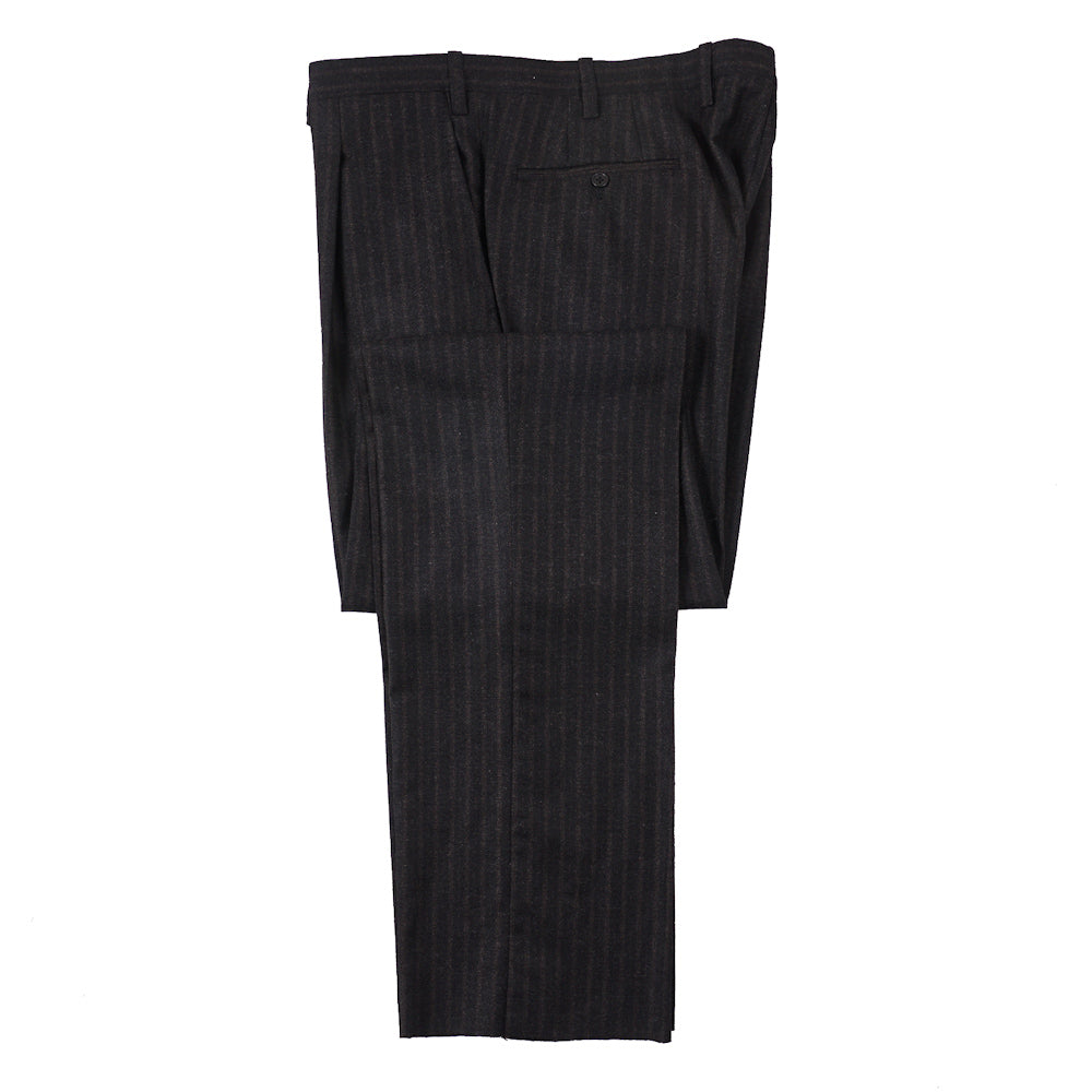 Kiton Dark Charcoal Stripe Cashmere Suit - Top Shelf Apparel