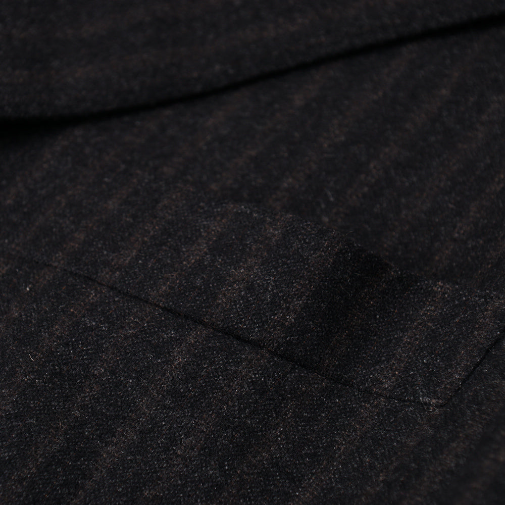 Kiton Dark Charcoal Stripe Cashmere Suit - Top Shelf Apparel