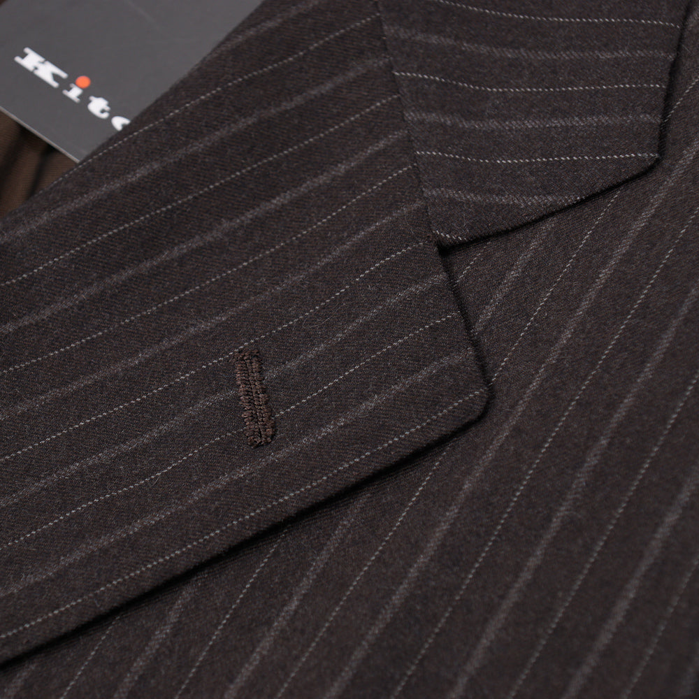 Kiton Chalk Stripe Super 180s Wool Suit – Top Shelf Apparel