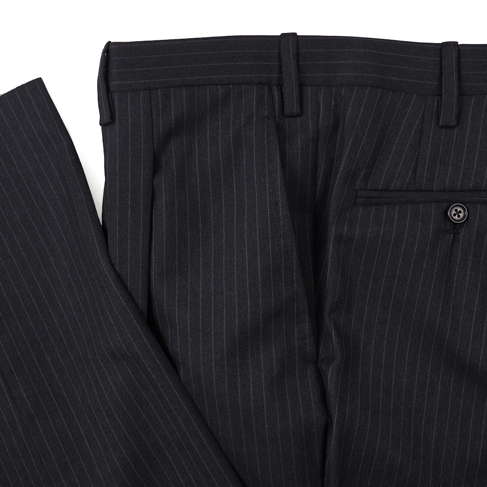 Kiton Charcoal Gray Stripe Super 180s Suit - Top Shelf Apparel