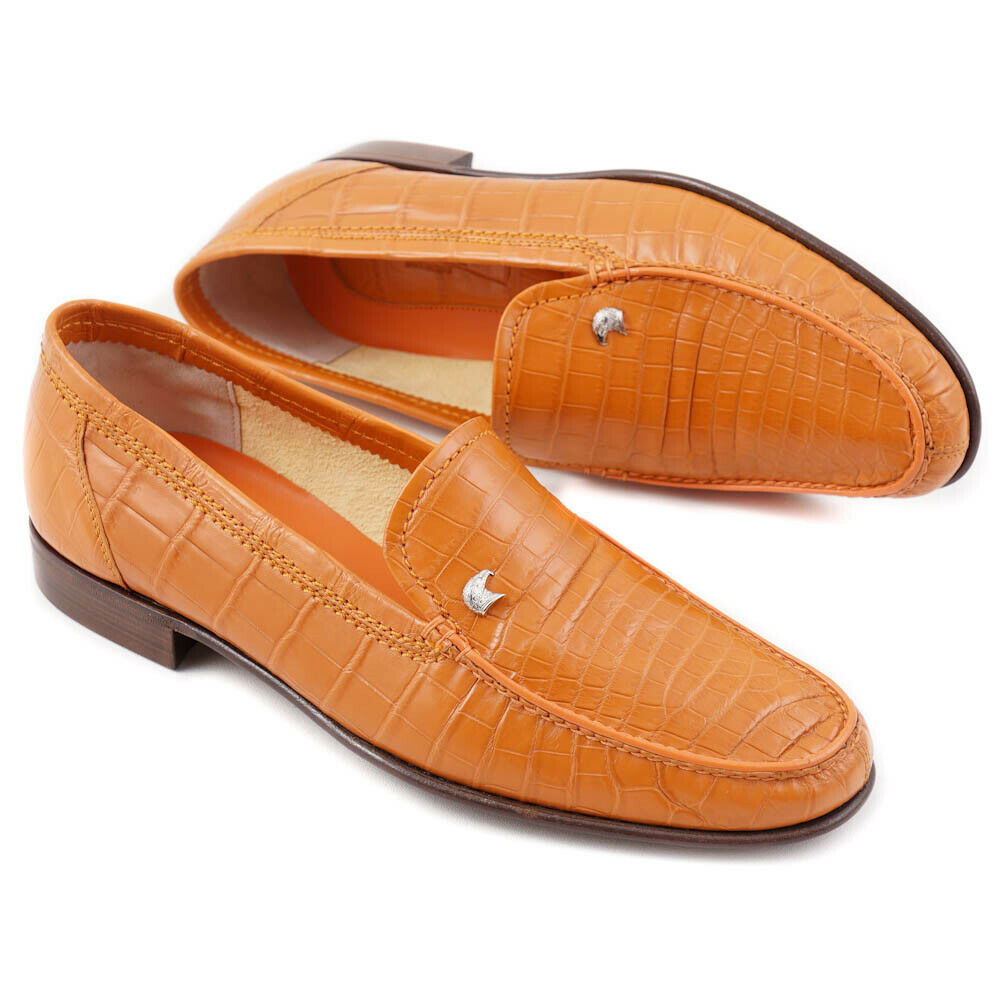 Stefano Ricci Unlined Crocodile Loafers - Top Shelf Apparel