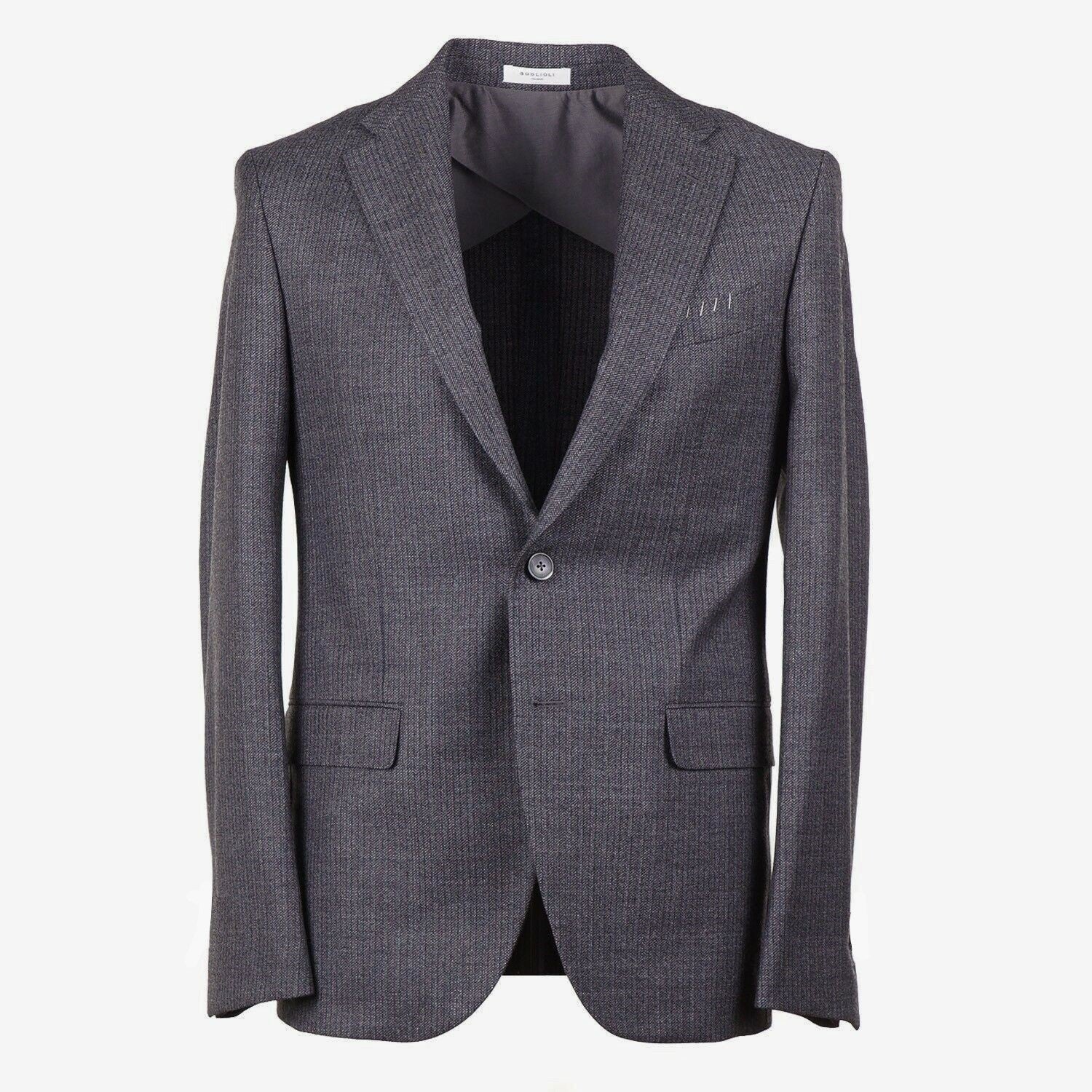 Boglioli velvet two-piece suit - Grey