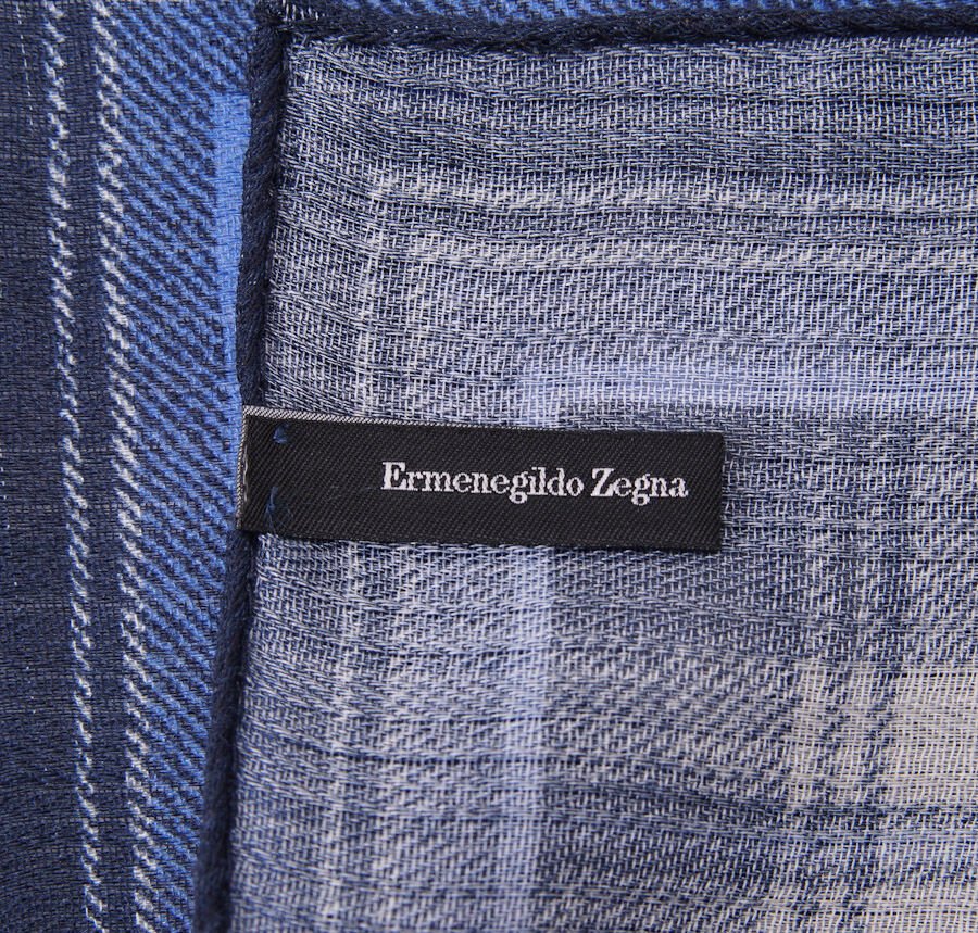 Ermenegildo Zegna Wool and Silk Pocket Square - Top Shelf Apparel