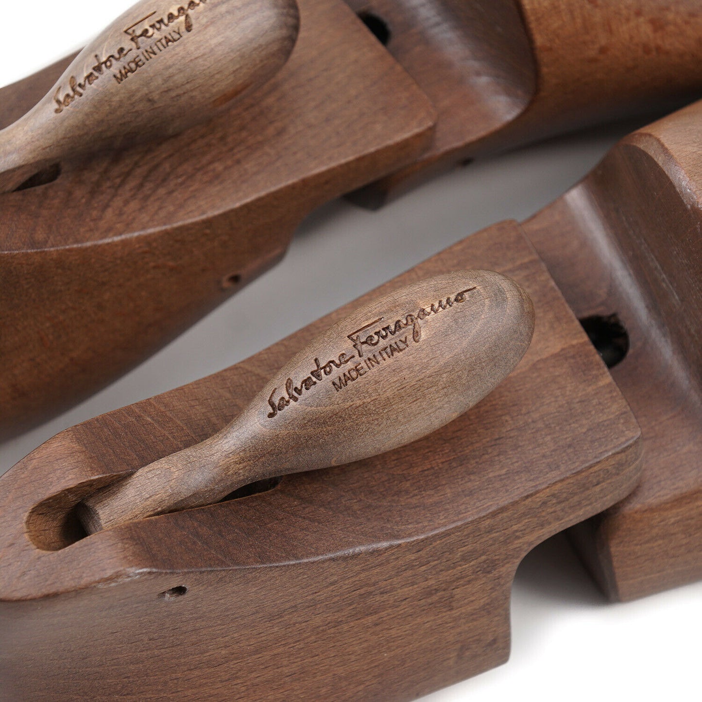 Salvatore Ferragamo Solid Wood Luxury Shoe Trees - Top Shelf Apparel