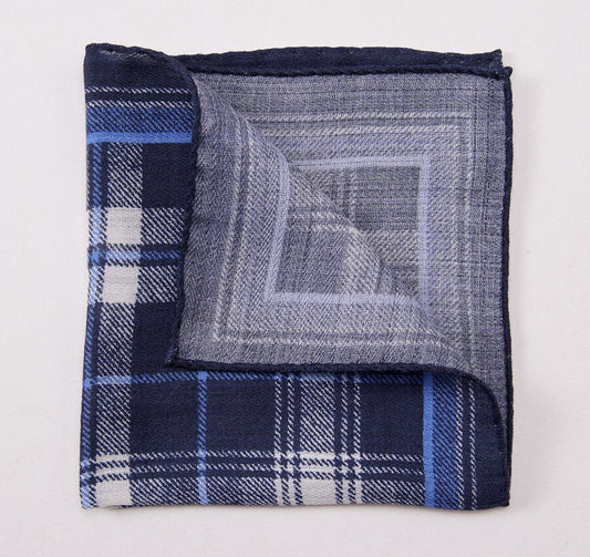 Ermenegildo Zegna Wool and Silk Pocket Square - Top Shelf Apparel