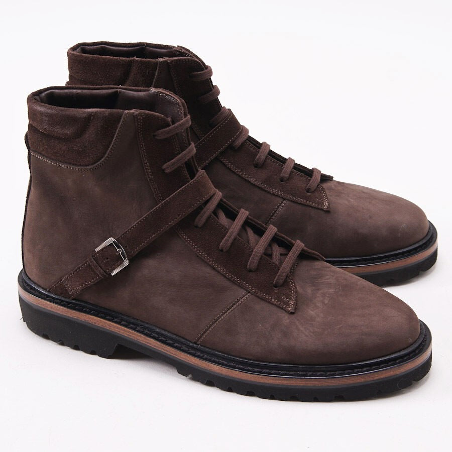 Kiton Nubuck Leather Ankle Boots - Top Shelf Apparel
