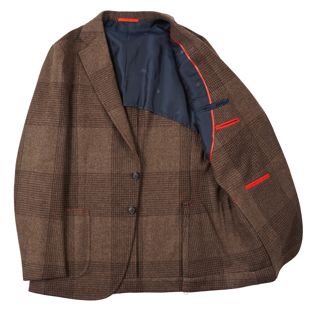 Isaia Large-Scale Check Wool Sport Coat - Top Shelf Apparel