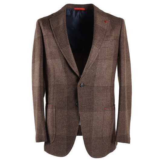 Isaia Large-Scale Check Wool Sport Coat - Top Shelf Apparel