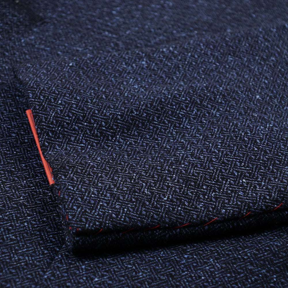 Isaia Dark Blue Patterned Dinner Jacket - Top Shelf Apparel
